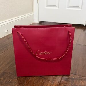 Cartier Red Gift Bag